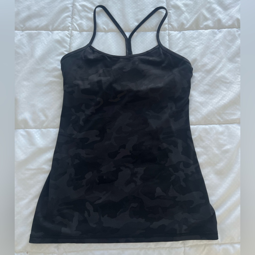 Lulu lemon camo print tank top